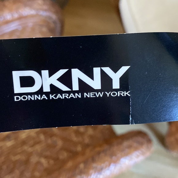 DKNY DONNA KARAN New York PRUSSIAN METAL TRENCH COAT LARGE NEW - Picture 2 of 11